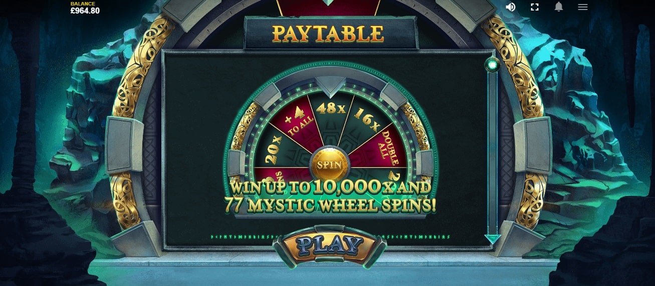 Бонусы mystic wheel